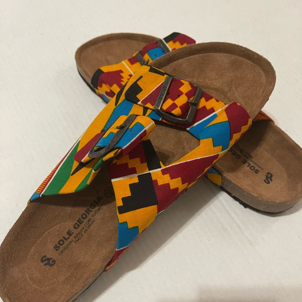 KENTE PRINT BIRKENSTOCK